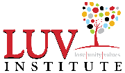The Love, Unity & Values (LUV) Institute Logo